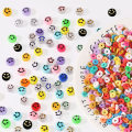 Best selling DIY Acrylic Smile Mix Color Beads